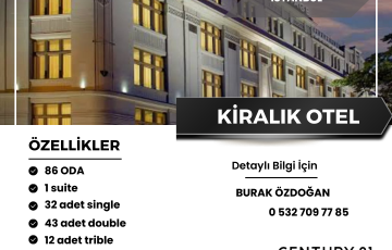 Saraçhane Veznecilerde Anacadde Üzerinde köşe konumda Kiralik Otel